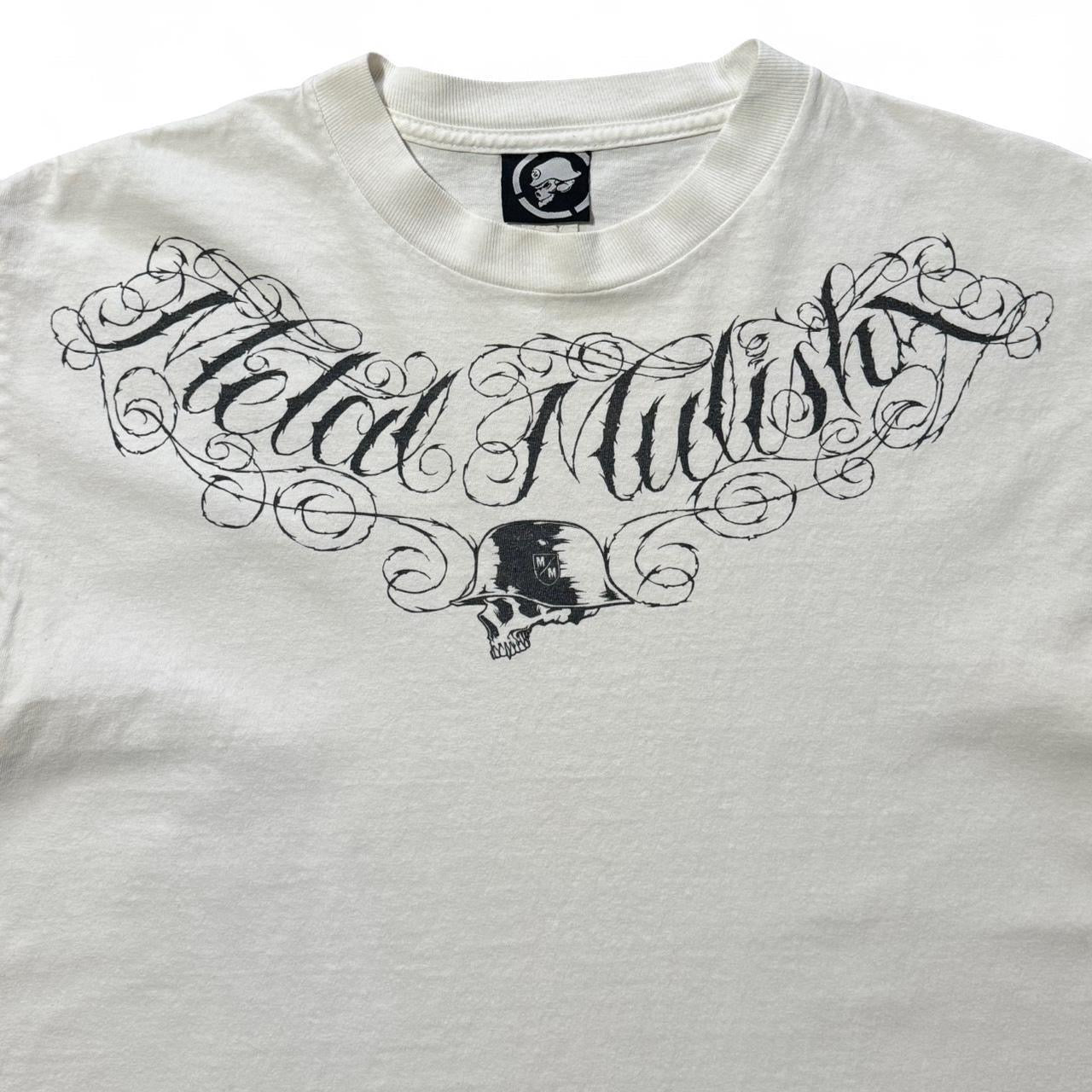 Vintage Y2K Metal Mulisha Skull Scripture Tee