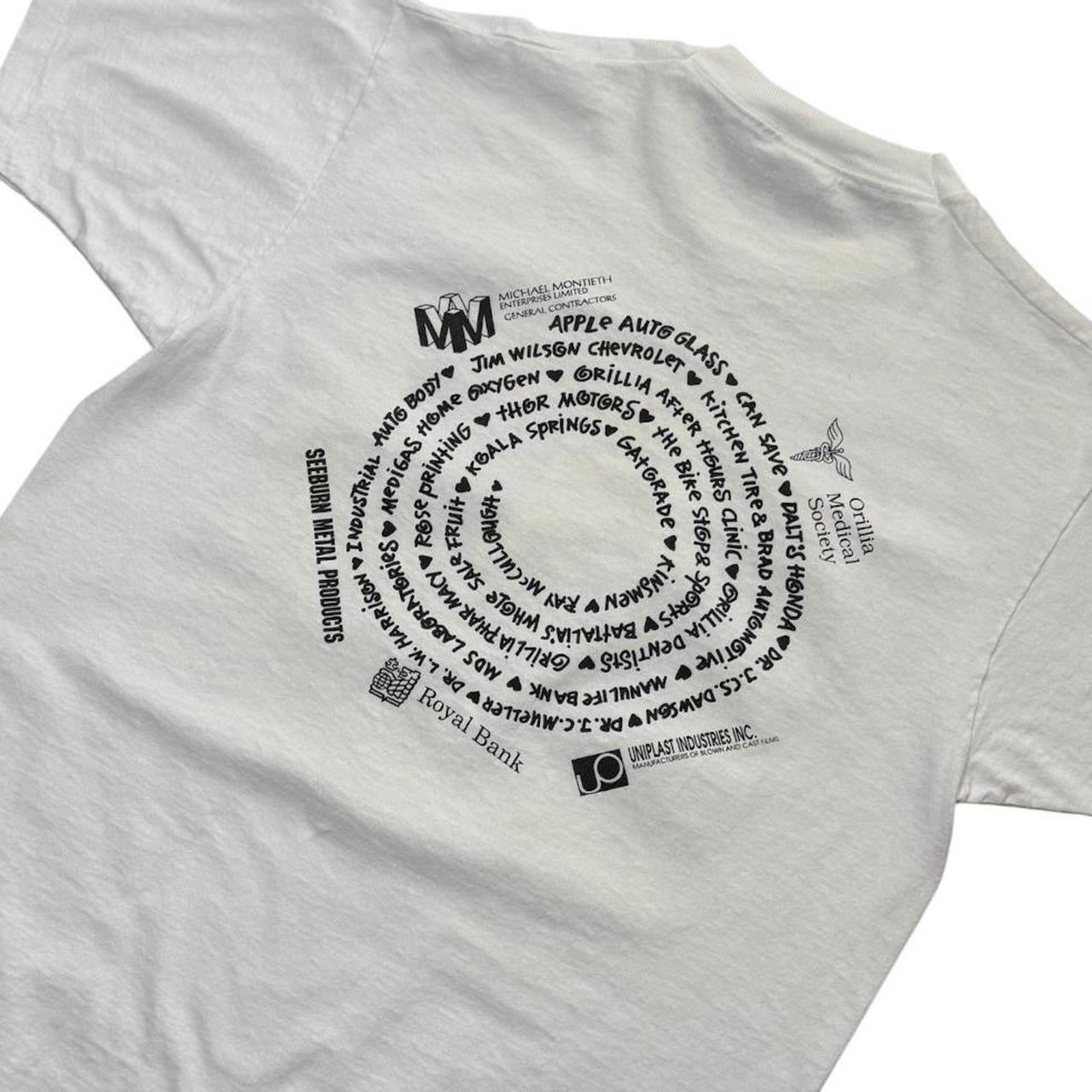 90s Orillia Marathon Cardio Challenge Running Race Souvenir Art T-shirt