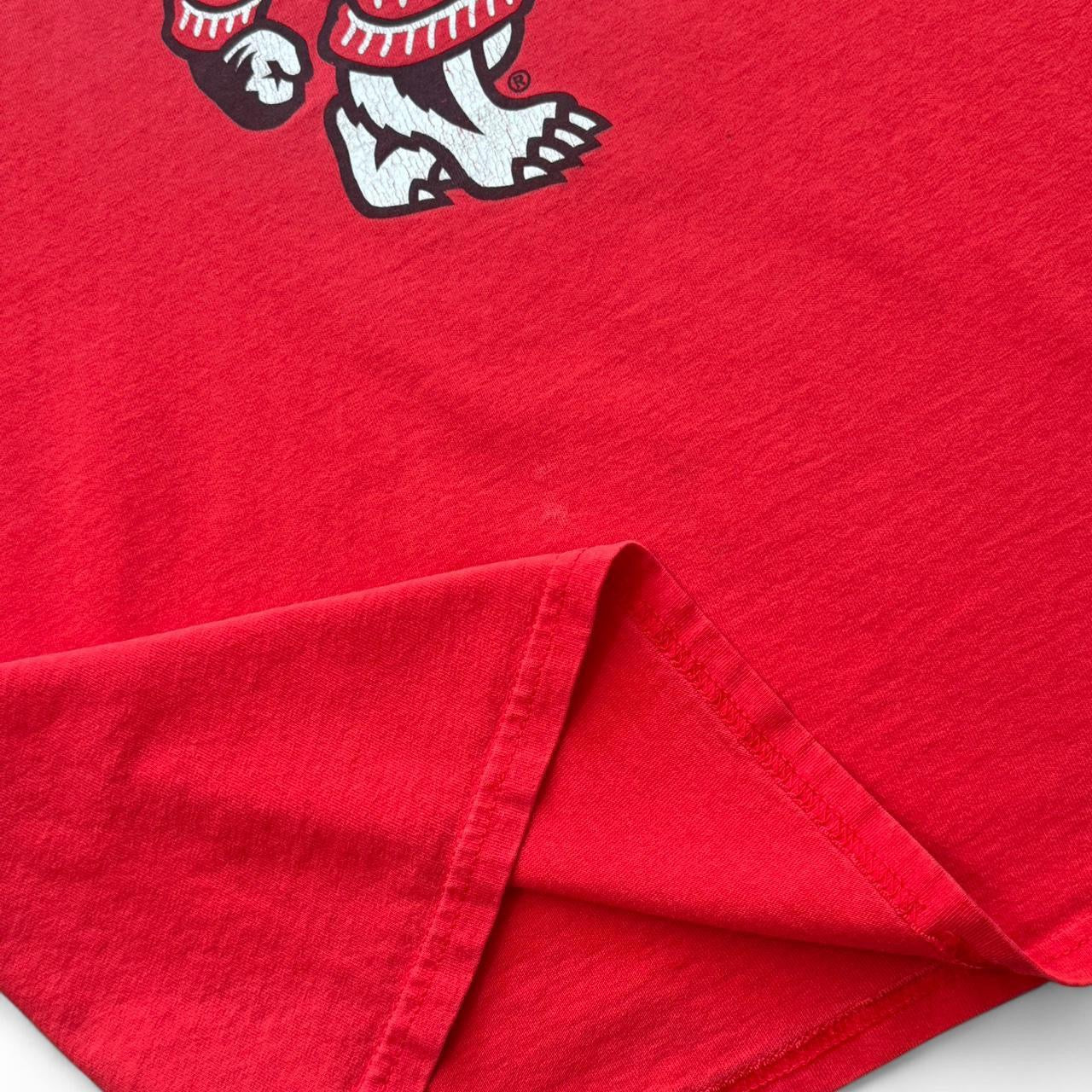 Y2K Wisconsin Badgers Red NCAA Football
