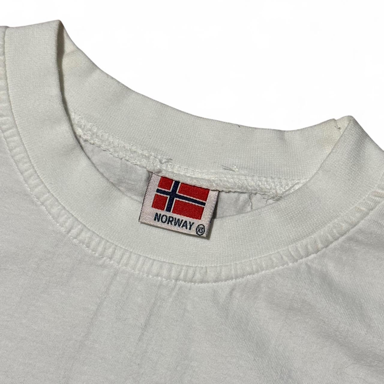 90s Norway Map Tourism Tee