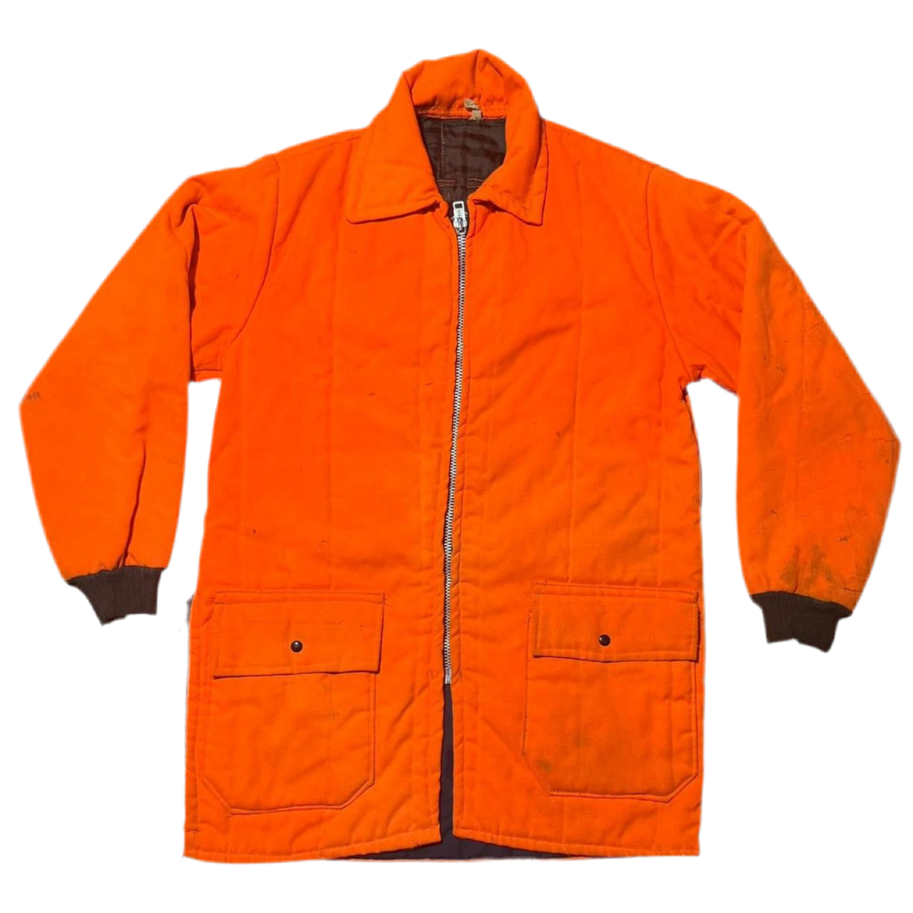 70s Simco Custom Altered Heavyweight Orange Hunting Jacket