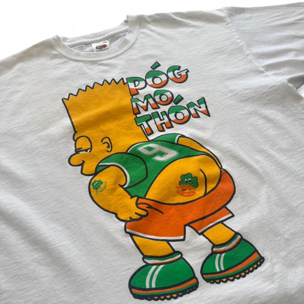 Bart Simpson Irish Kiss My Ass Tee