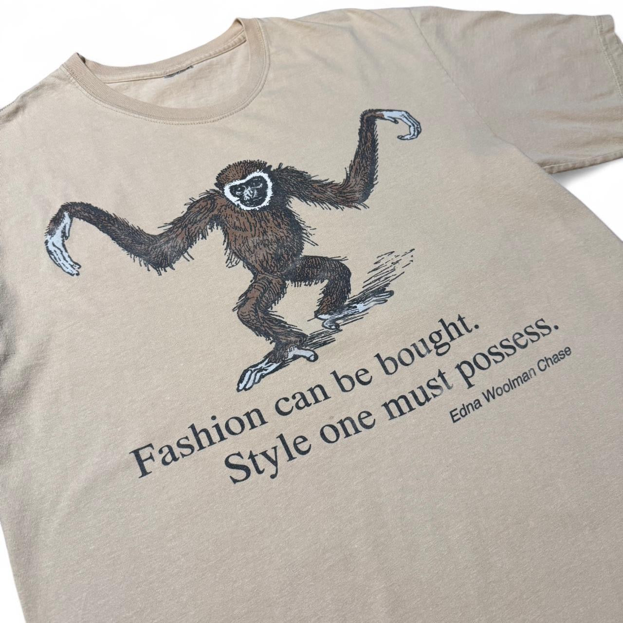 90s Edna Woolman Chase Monkey Art Tee