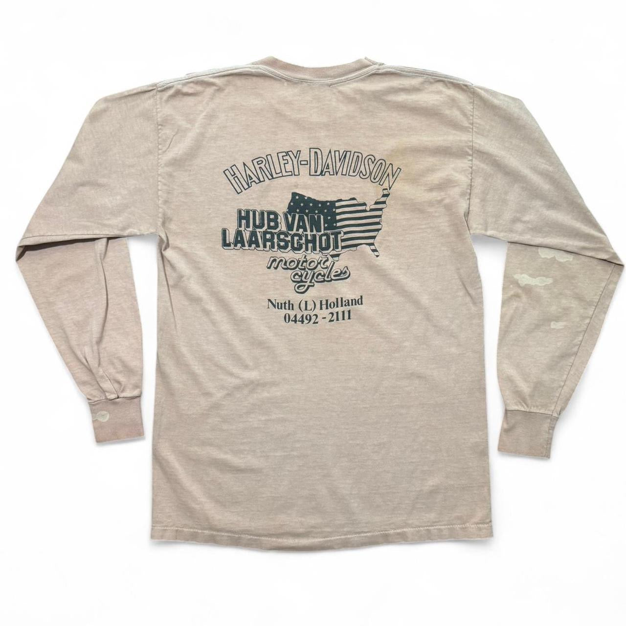 1989 Harley Davidson 3D Emblem Eagle Long Sleeve