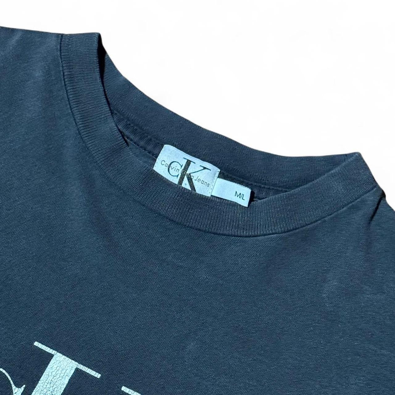 Y2K Calvin Klein Graphic Logo Tee