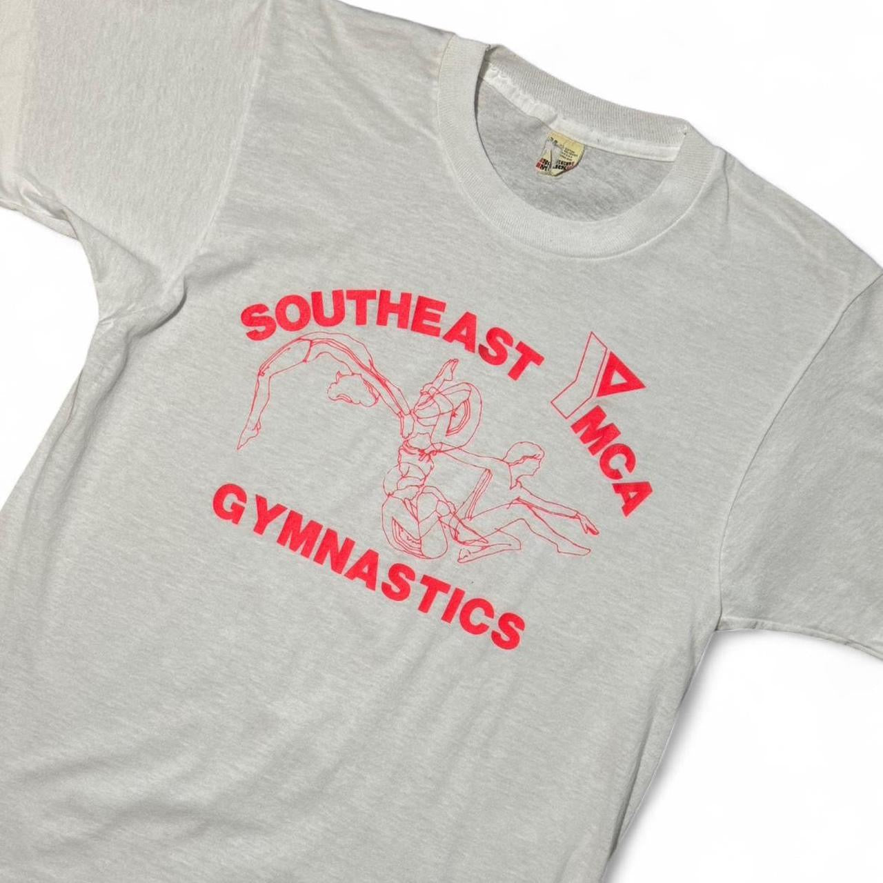 70s YMCA Club Neon Pink Graphic Tee