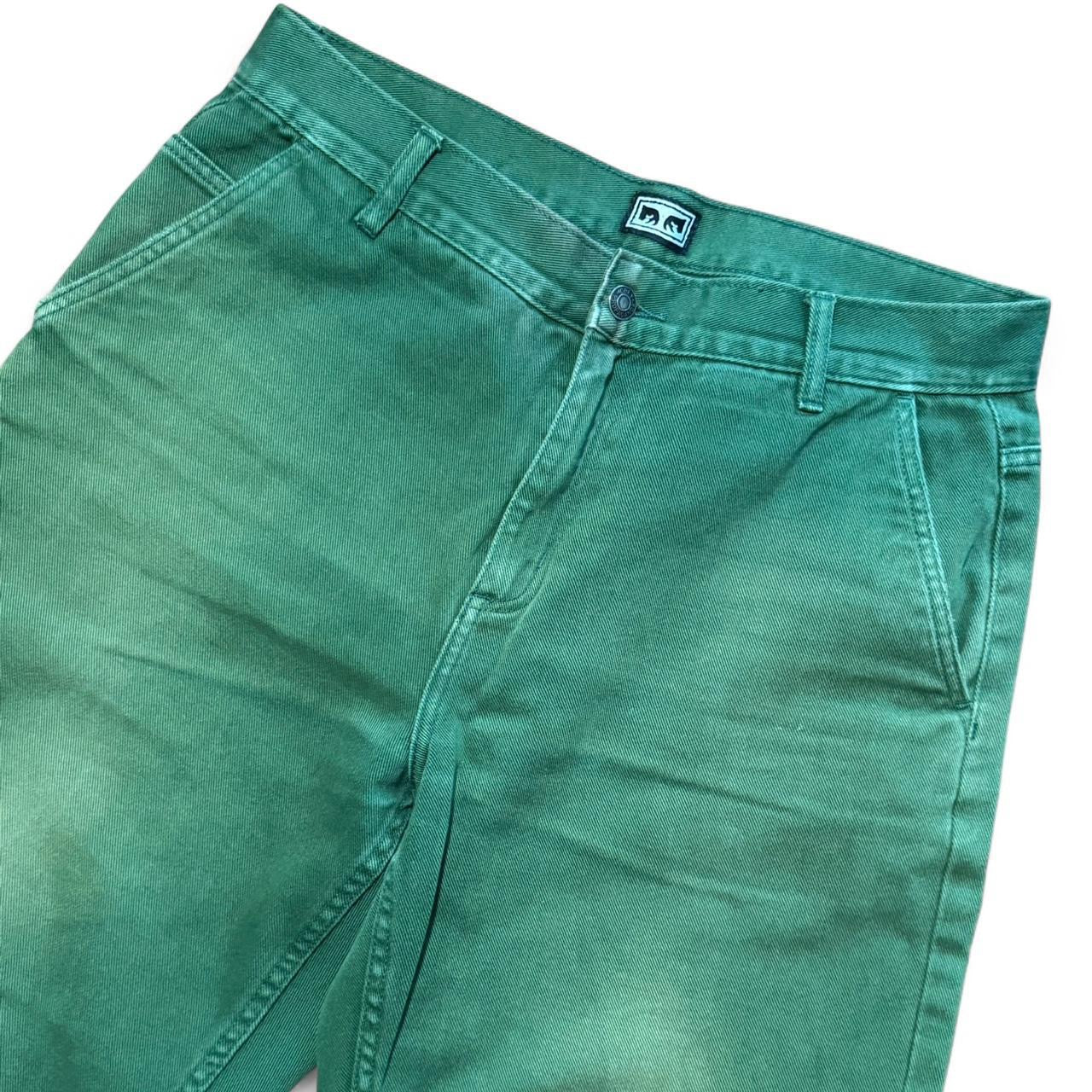 Faded Green Hardwork Obey Carpenter Pants