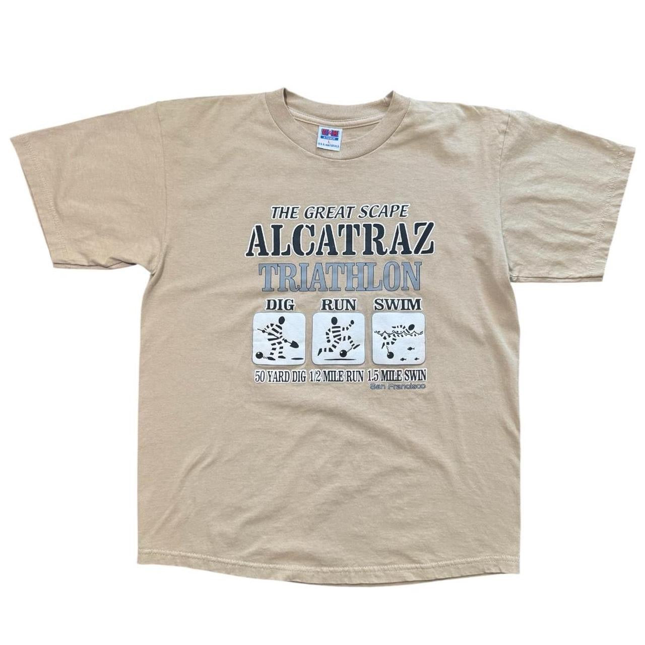90s Alcatraz Prison Triathlon Tee