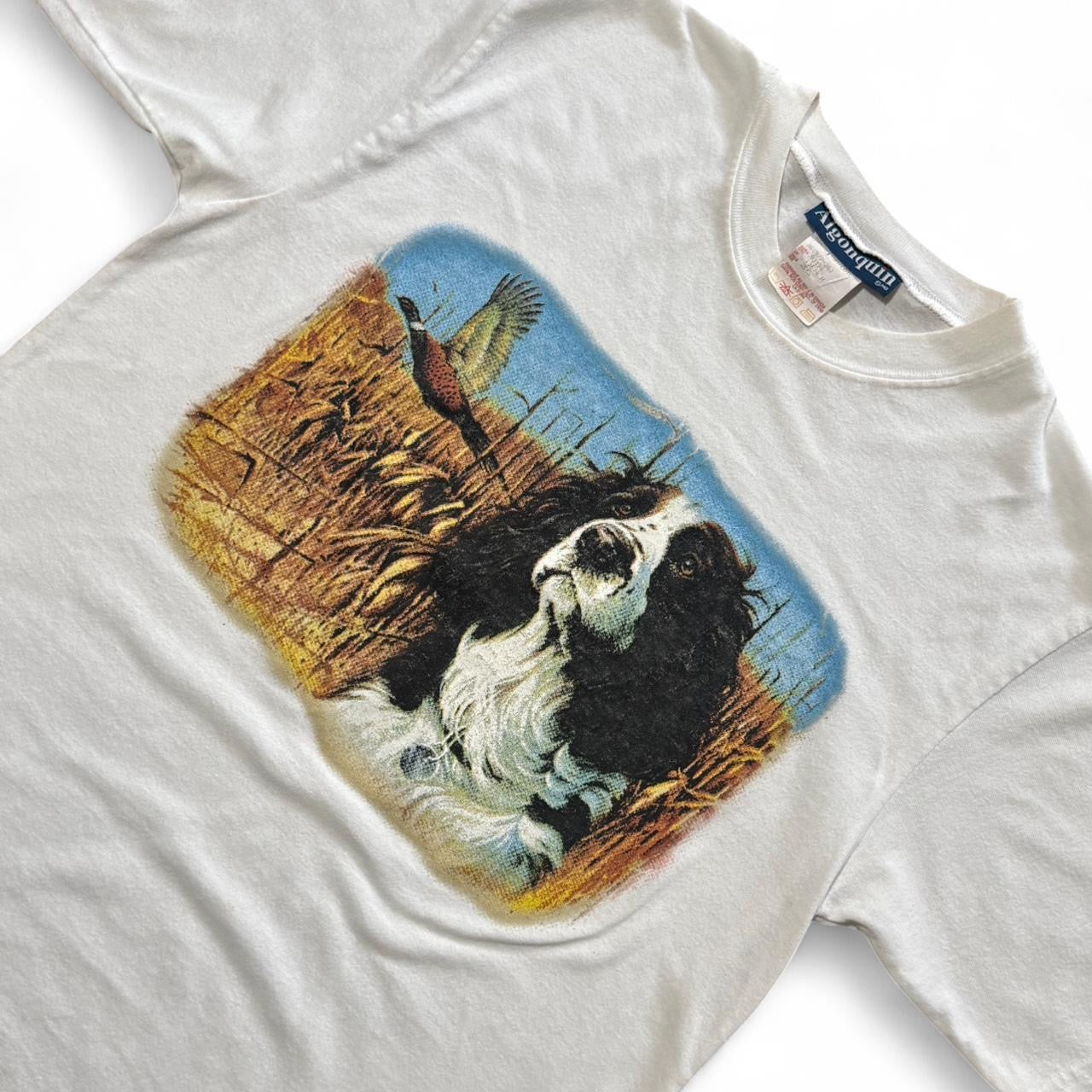 90s Springer Spaniel Puppy Dog T-shirt