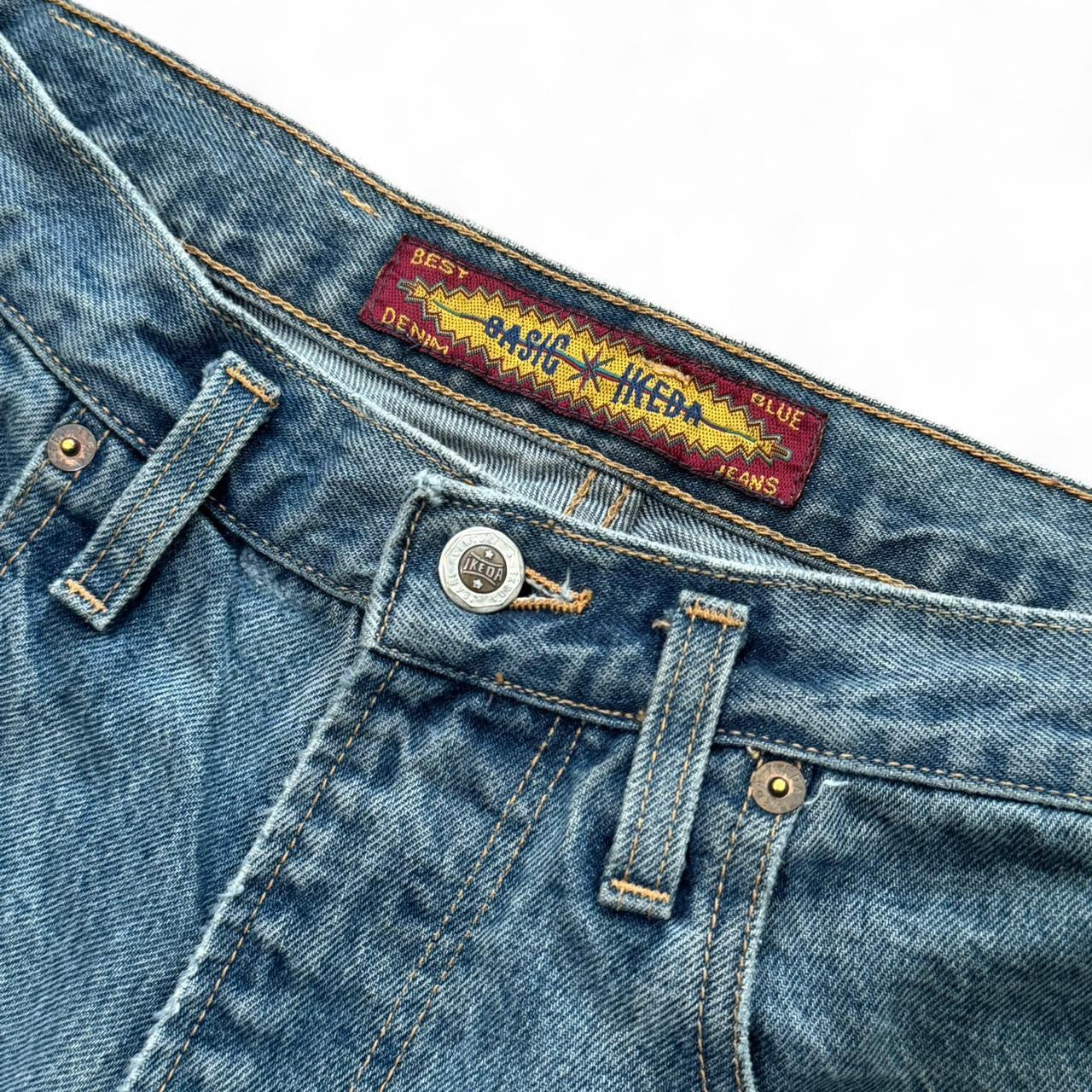 90s Ikeda Blue Wash Denim Jeans