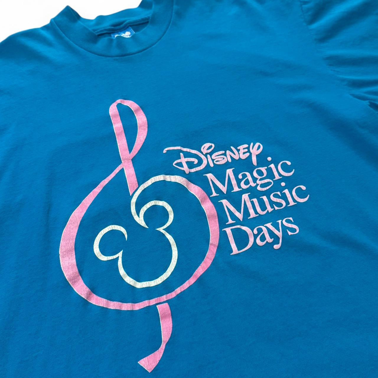90s Blue Disney Magic Music Days Retro Tee