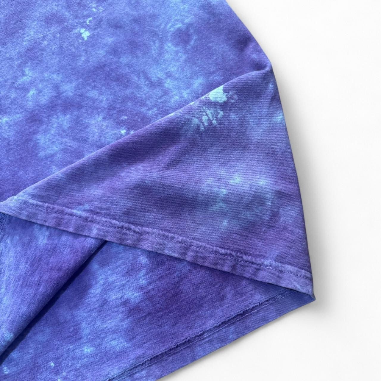 90s Tie-dyed Purple Jesus Fish Religious God T