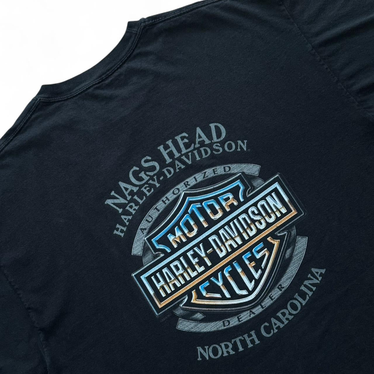 2009 Harley Davidson Attitude Included Cropped Bottom Tee