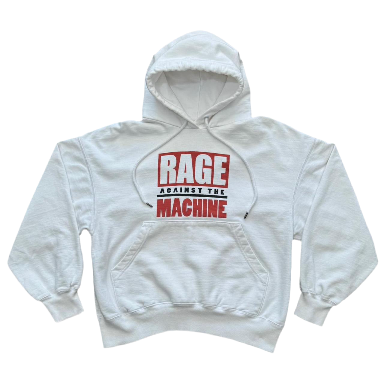 2018 Rage Against the Machine White Hoodie