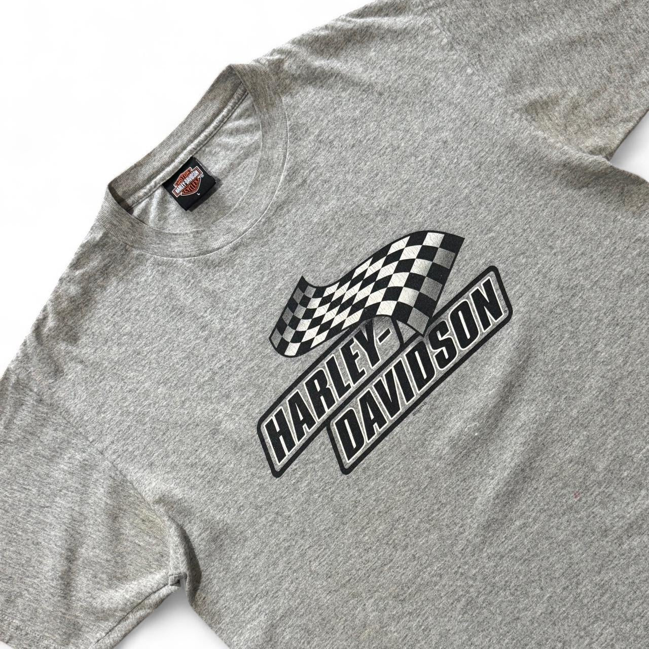 2002 Germany Harley Davidson Racing Flag Ska Biker Tee