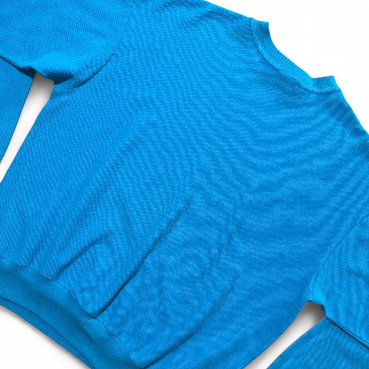 80s Lee Cotton Blend Teal Pullover Crewneck
