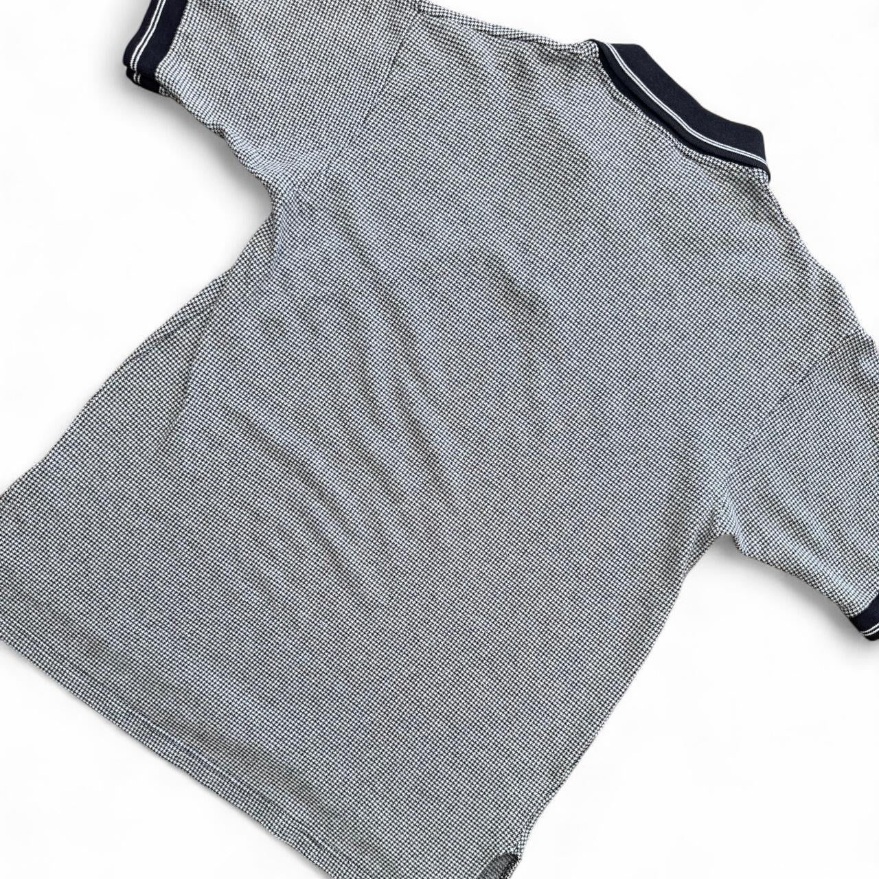 90s Houndstooth Polo Shirt