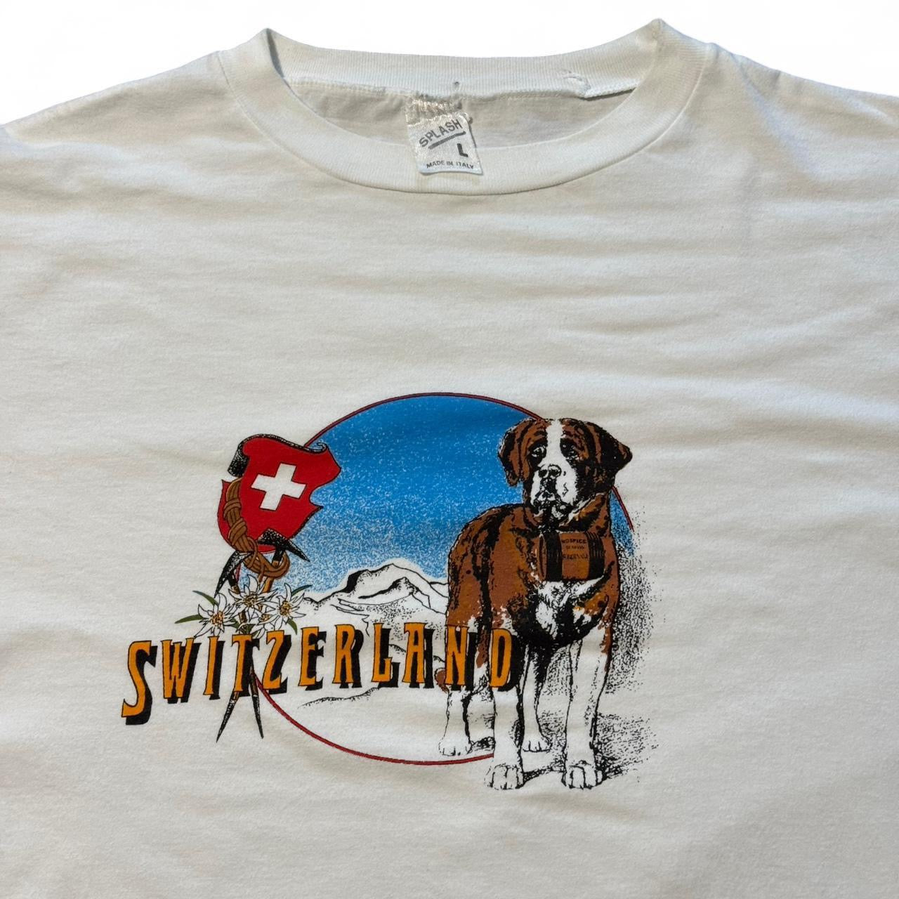 90s Switzerland St.Bernard Dog Tee