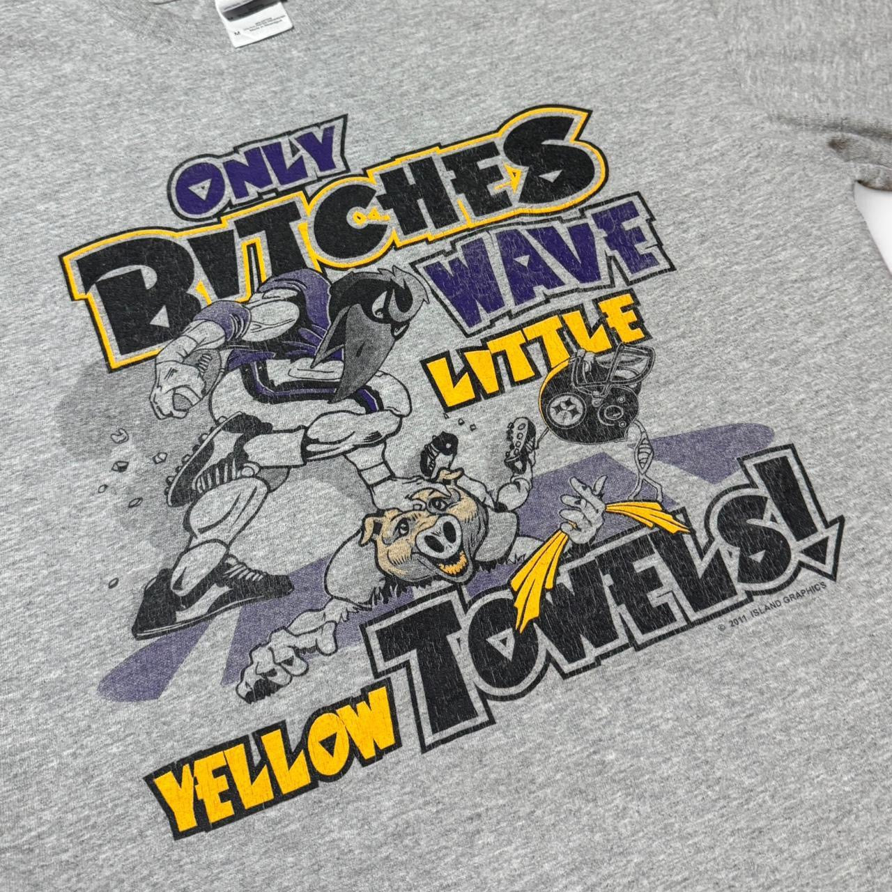 2011 Baltimore Ravens VS Pittsburgh Steelers NFL Football Vulgar Tee