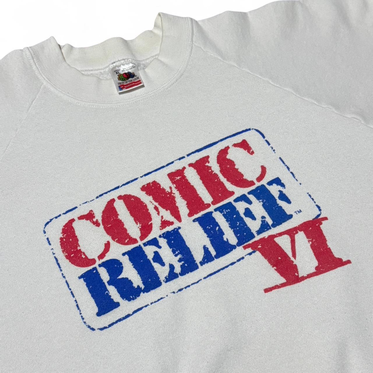 90s Comic Relief VI Robin Williams Whoopi Goldberg Promo Crewneck