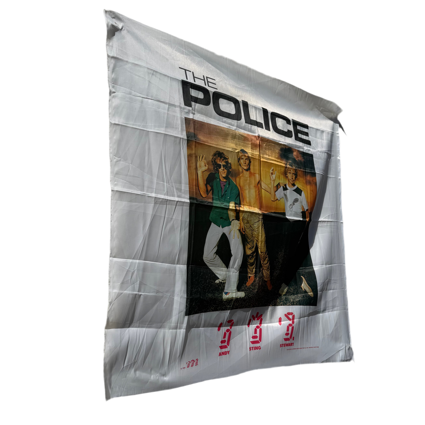 1982 The Police Ghost in the Machine Wall Tapestry