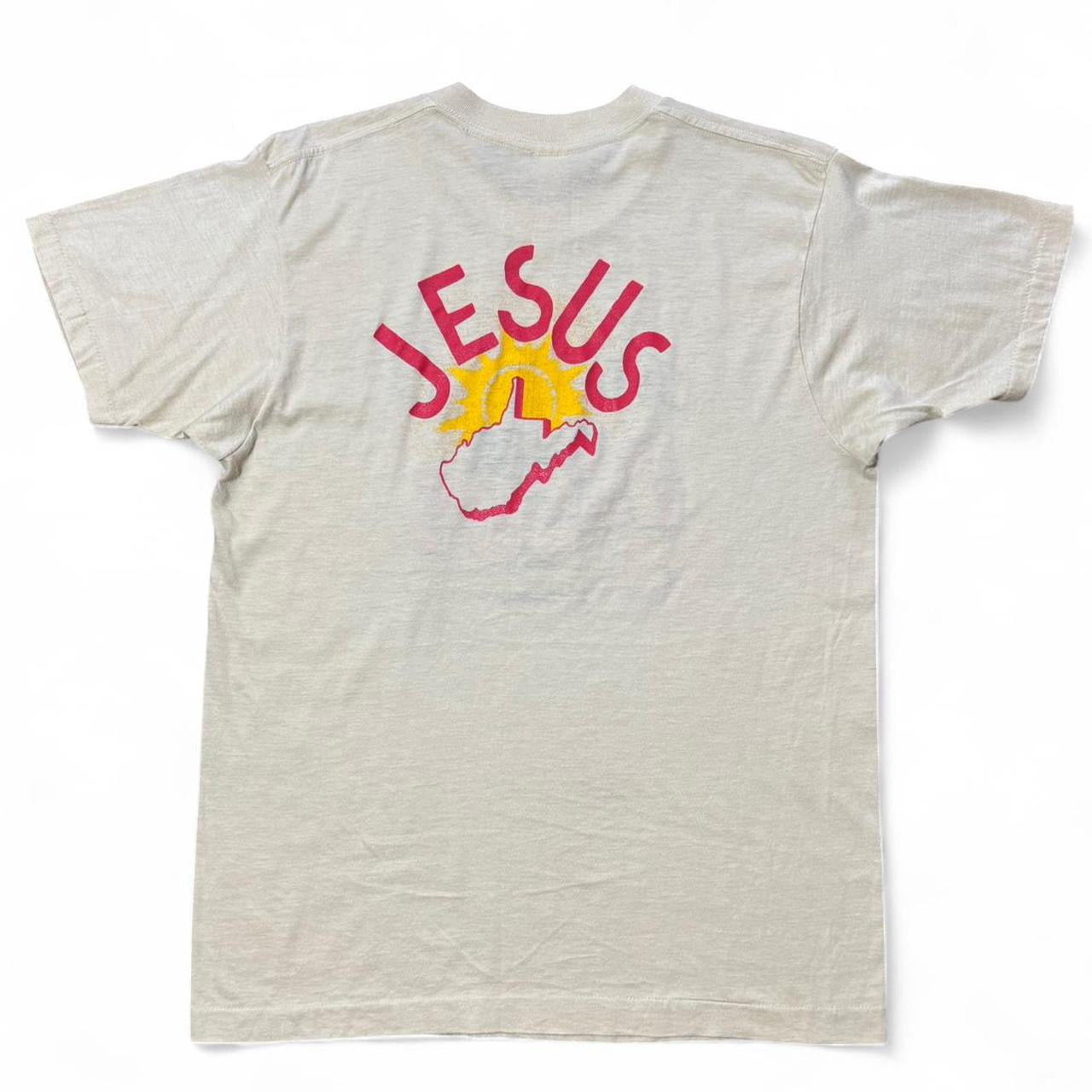 80s West Virginia For Jesus Religious Cross Tee