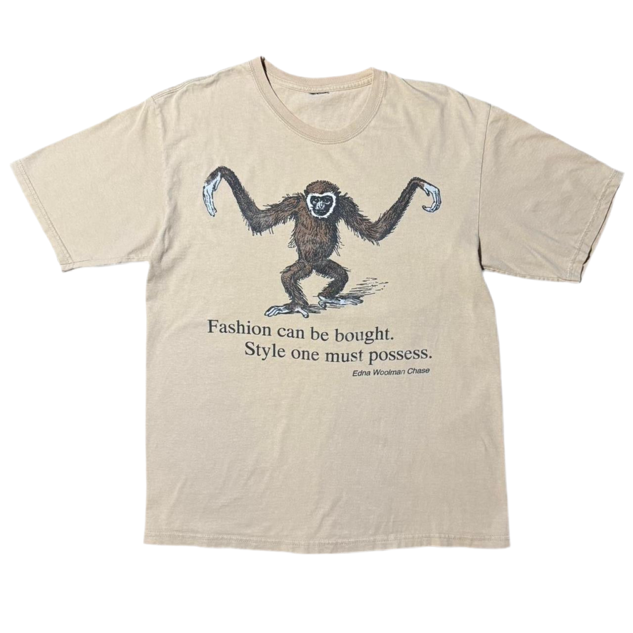 90s Edna Woolman Chase Monkey Art Tee