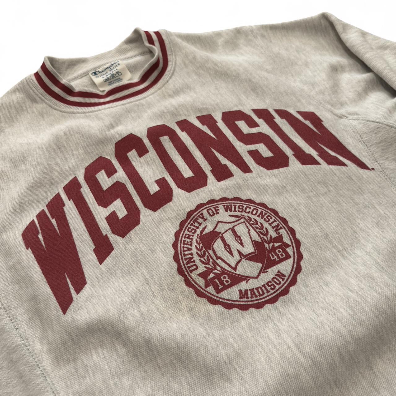 Champion Reverse Weave Wisconsin Badgers Crewneck