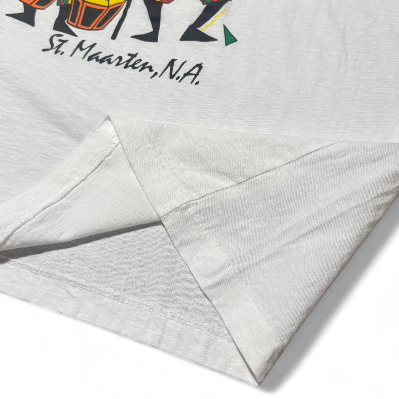 80s ‘Hey Mon We Be Jammin’ Reggae St. Maarten Souvenir Tee