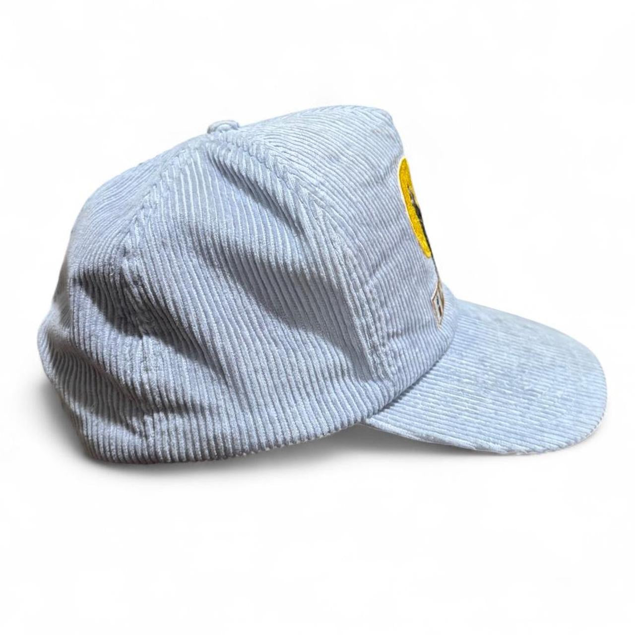 90s Inland Kenworth Grey Corduroy Wolf Graphic Snapback