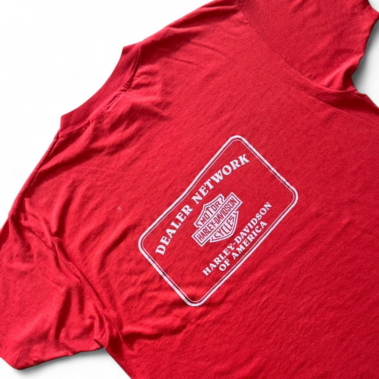 1980s Harley Davidson Motorcycle Dealers Network "I Make the Eagle Fly" Tee