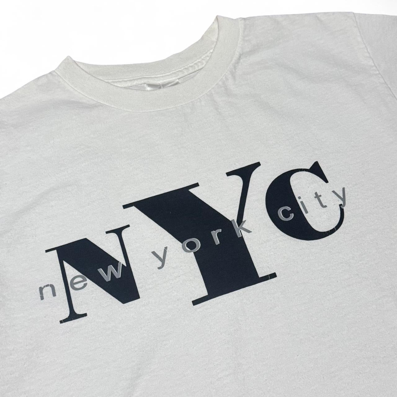 90s White NYC New York City Graphic Tee