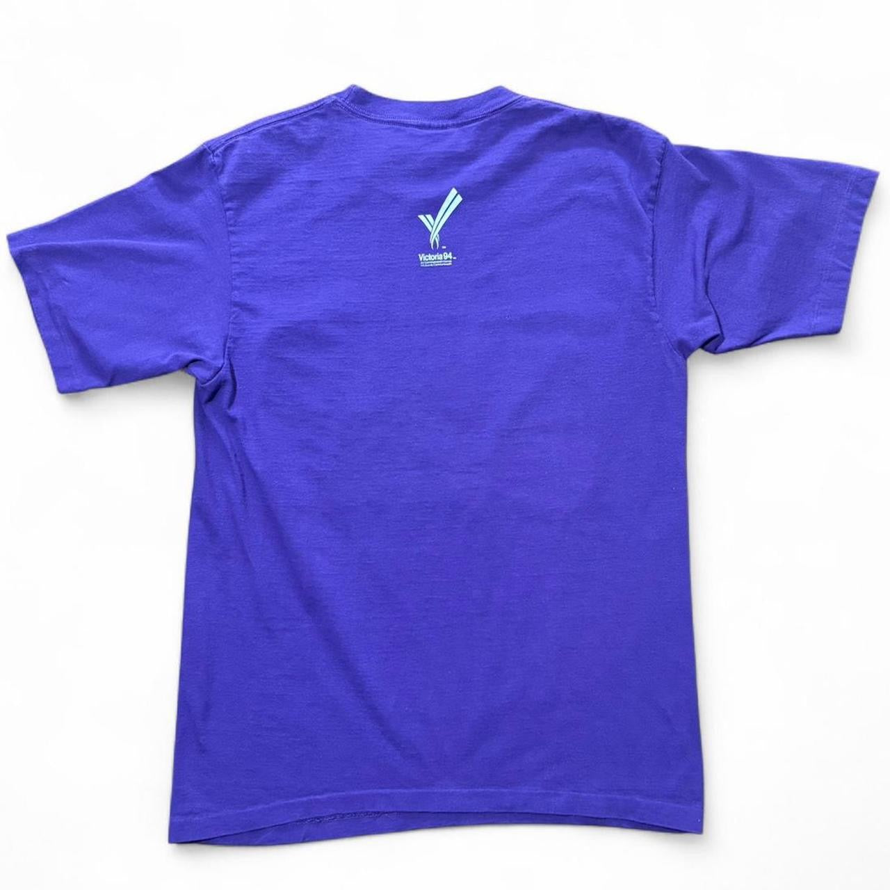1994 Victoria BC Commonwealth Games World Map Tee