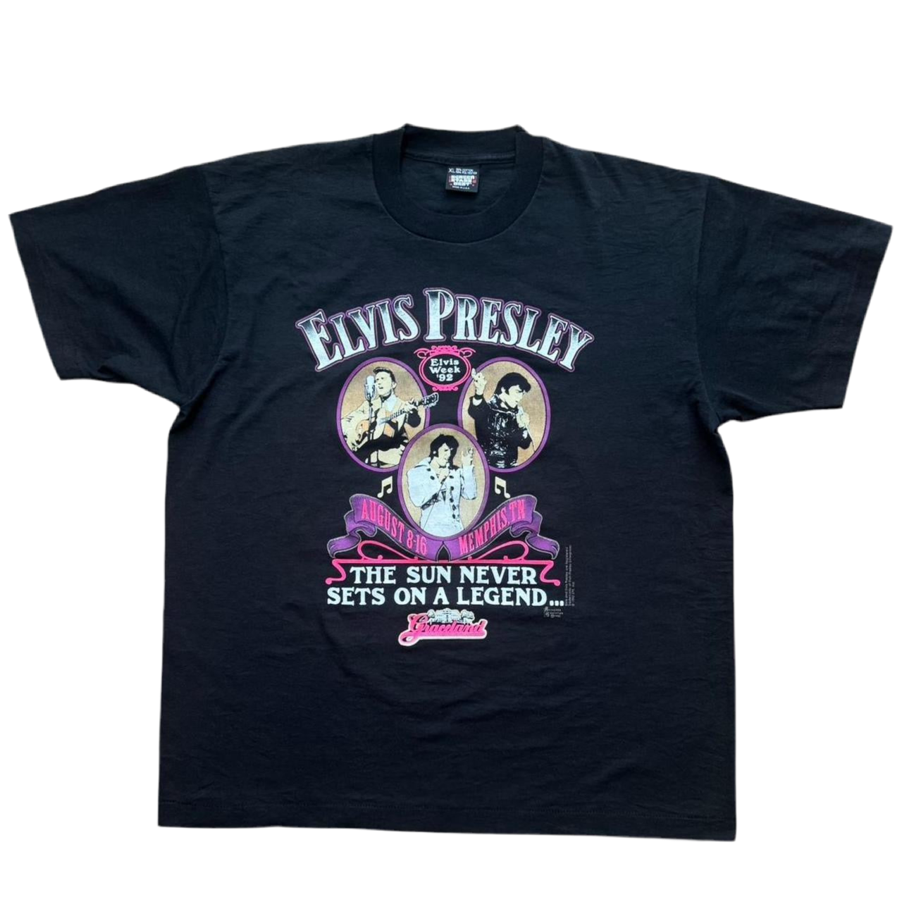 1992 Elvis Presley "The Sun Never Sets on a Legend" Tee