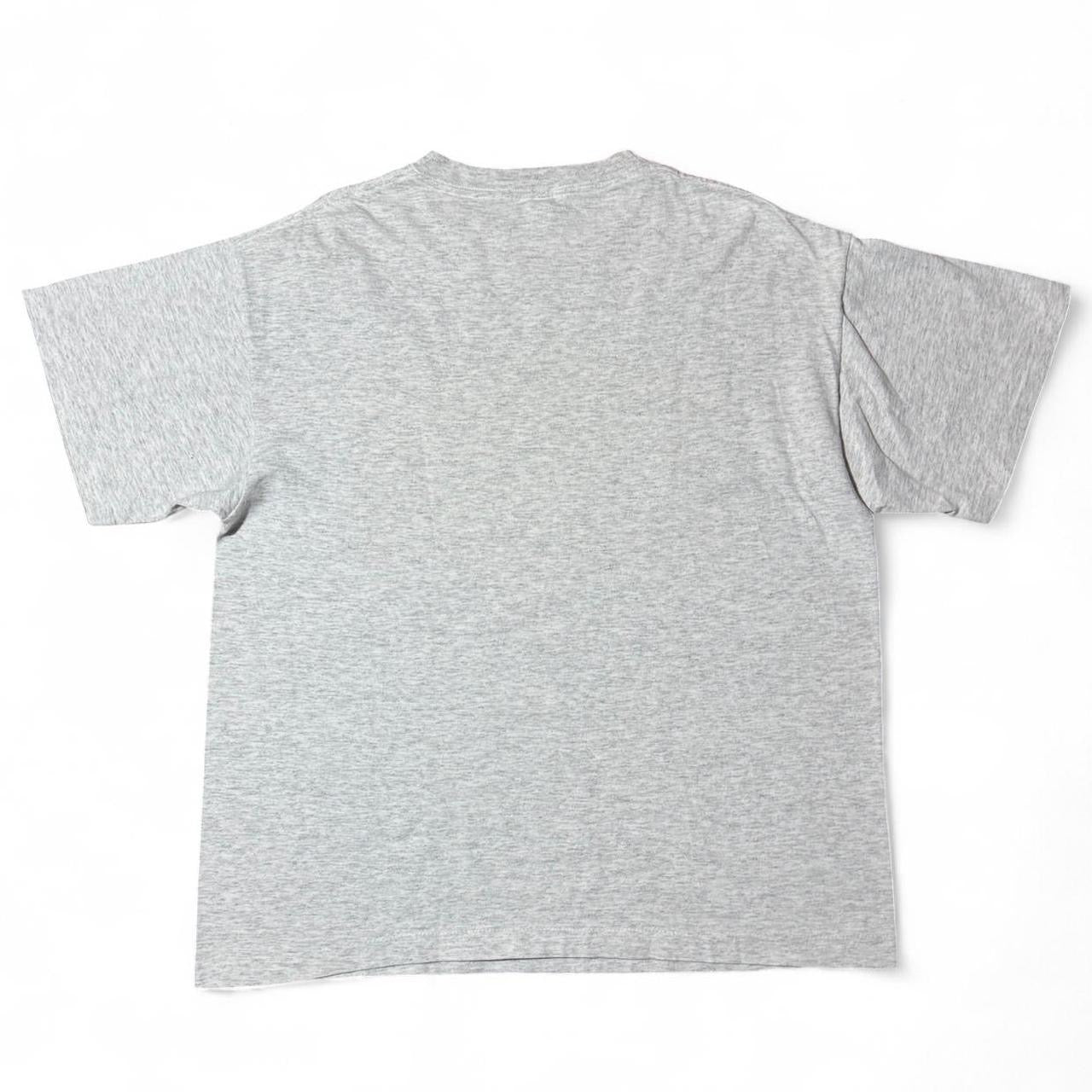90s Grey Alaska North Pole The Last Frontier License Plate Tee