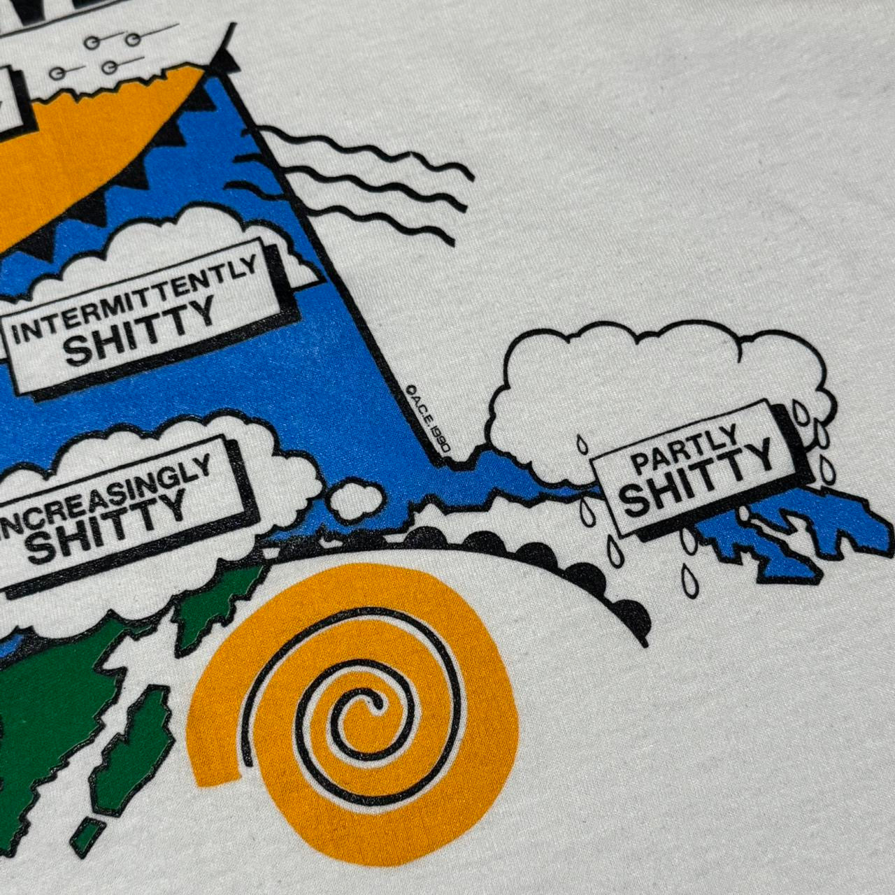 90s Alaska Shitty Weather Forecast Joke Tee