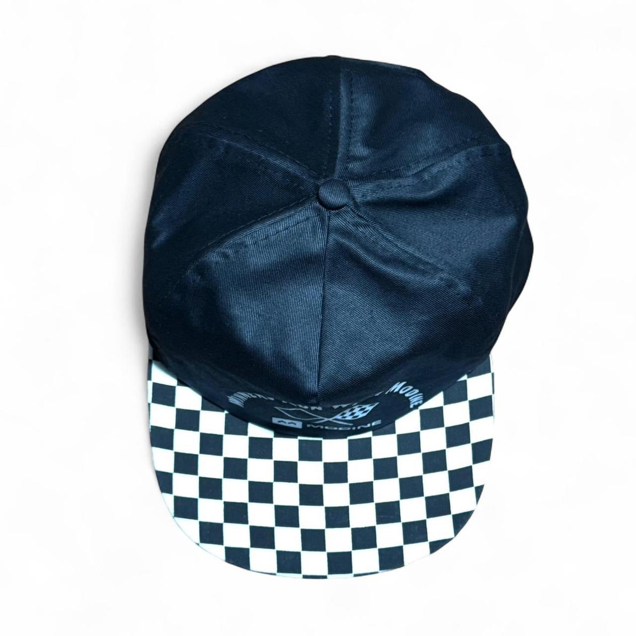 90s Modine Racing Ska Checker Snapback Hat