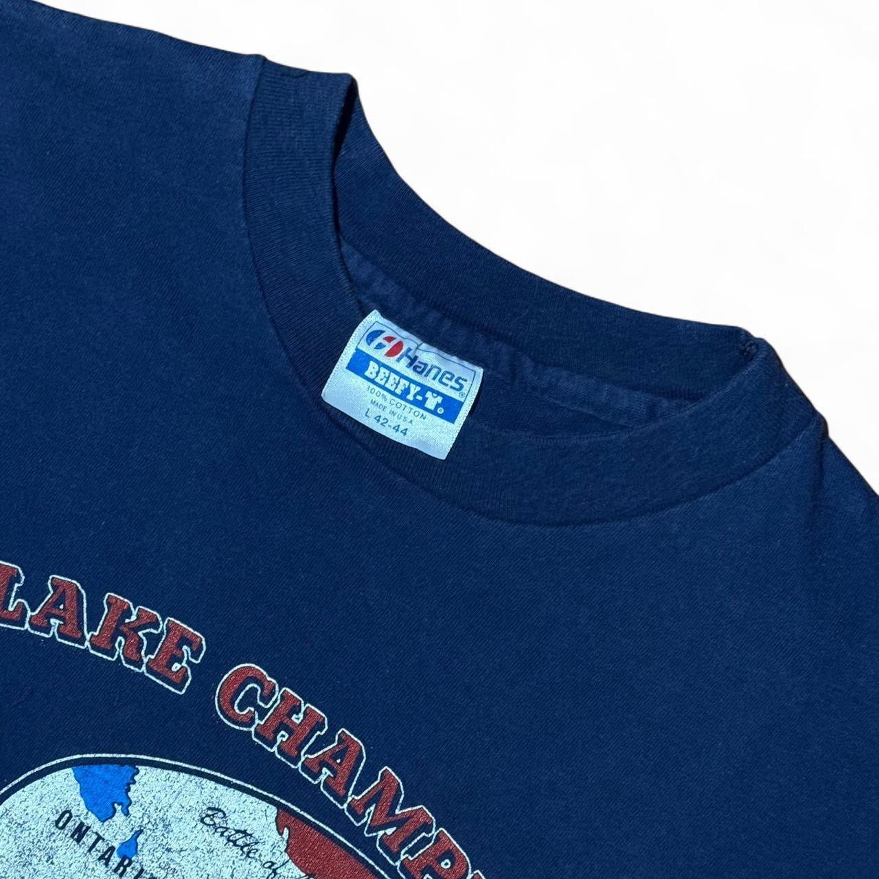 90s Navy USS Lake Champlain CG 57 Boat Tee