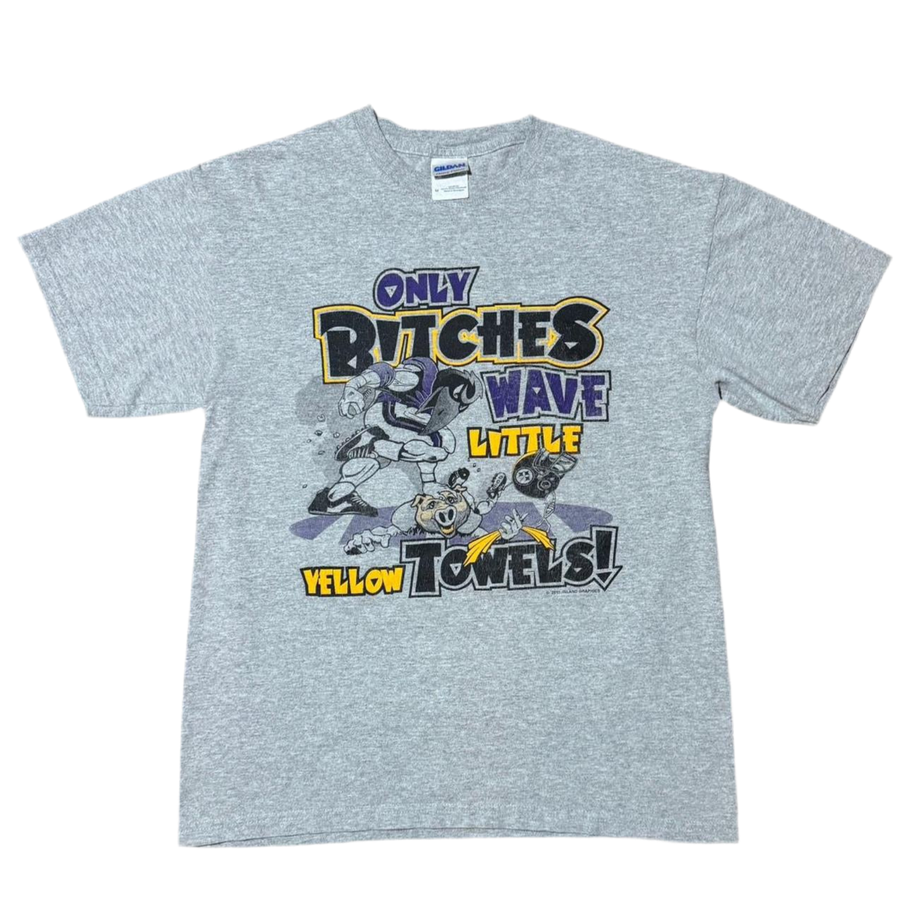 2011 Baltimore Ravens VS Pittsburgh Steelers NFL Football Vulgar Tee