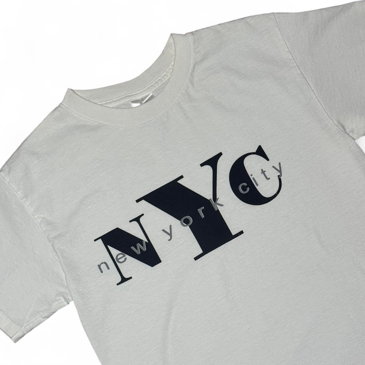 90s White NYC New York City Graphic Tee