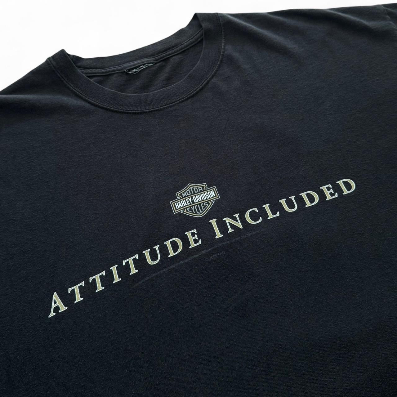 2009 Harley Davidson Attitude Included Cropped Bottom Tee