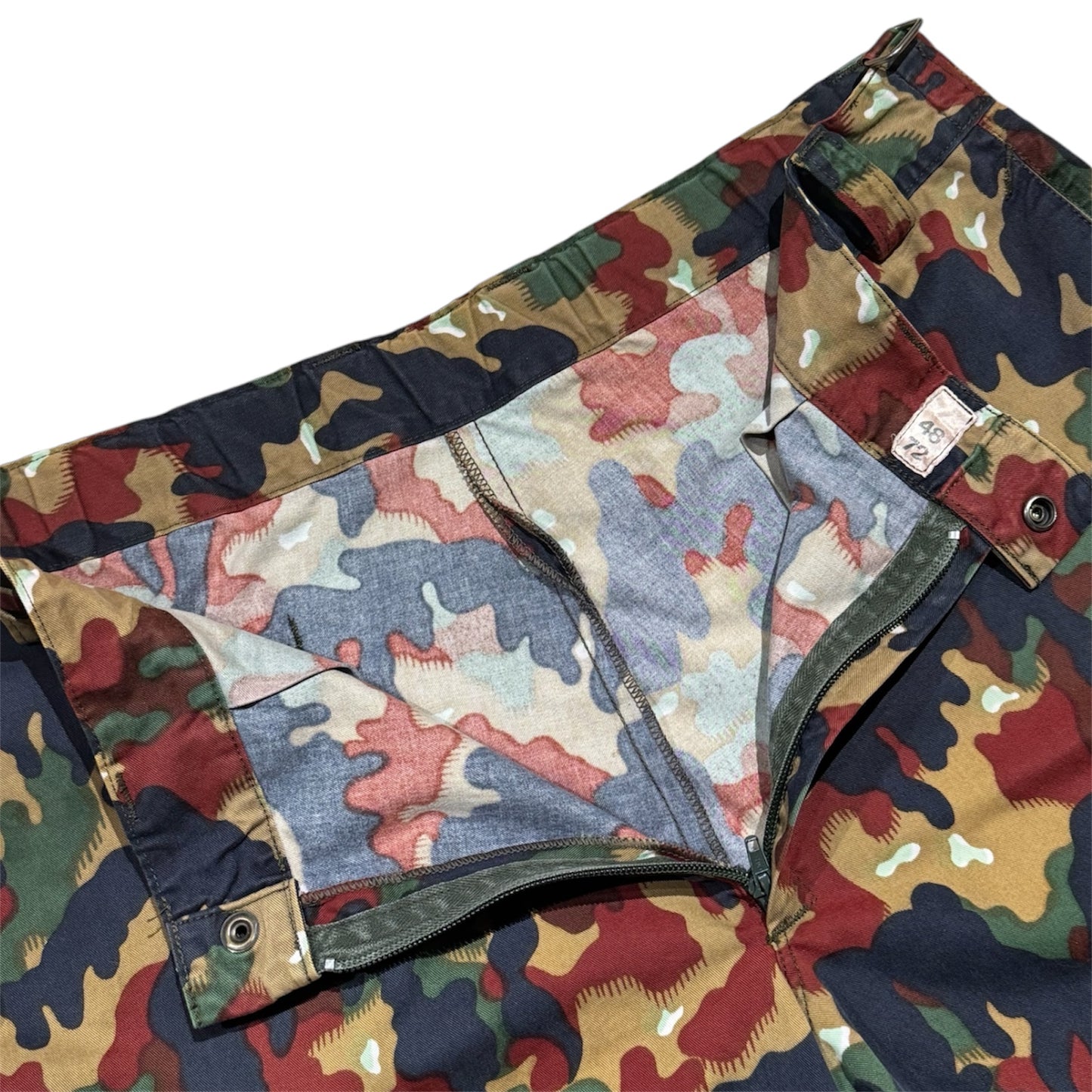 90s Military Issue Camo Shorts