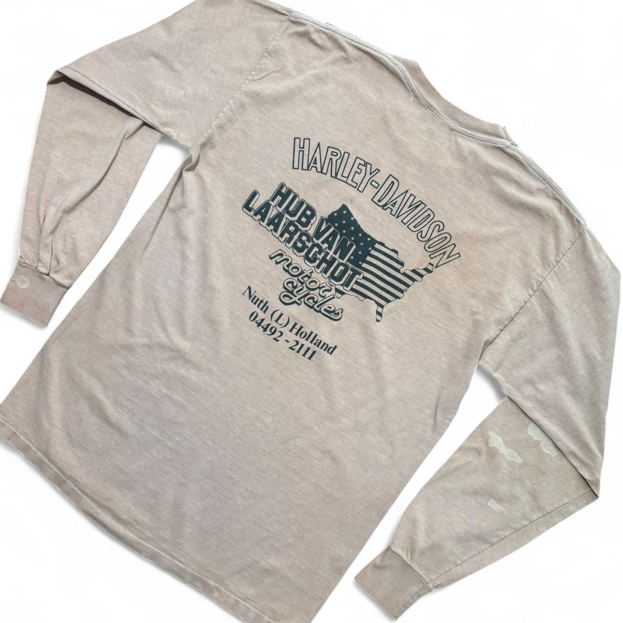 1989 Harley Davidson 3D Emblem Eagle Long Sleeve