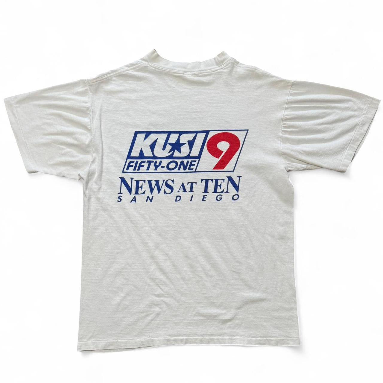 1993 San Diego Padres 25th Anniversary Baseball MLB TV News Station Graphic T