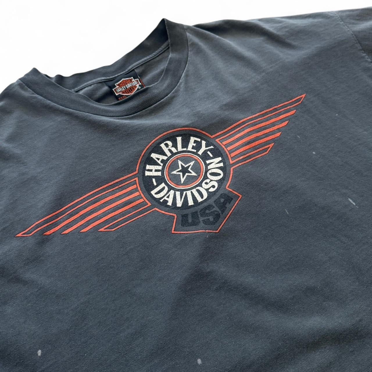 90s Harley Davidson Distressed Albuquerque New Mexico Biker Tee