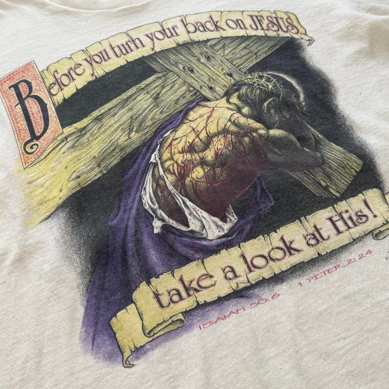 1993 Living Epistles Before You Turn Your Back On Jesus Tee