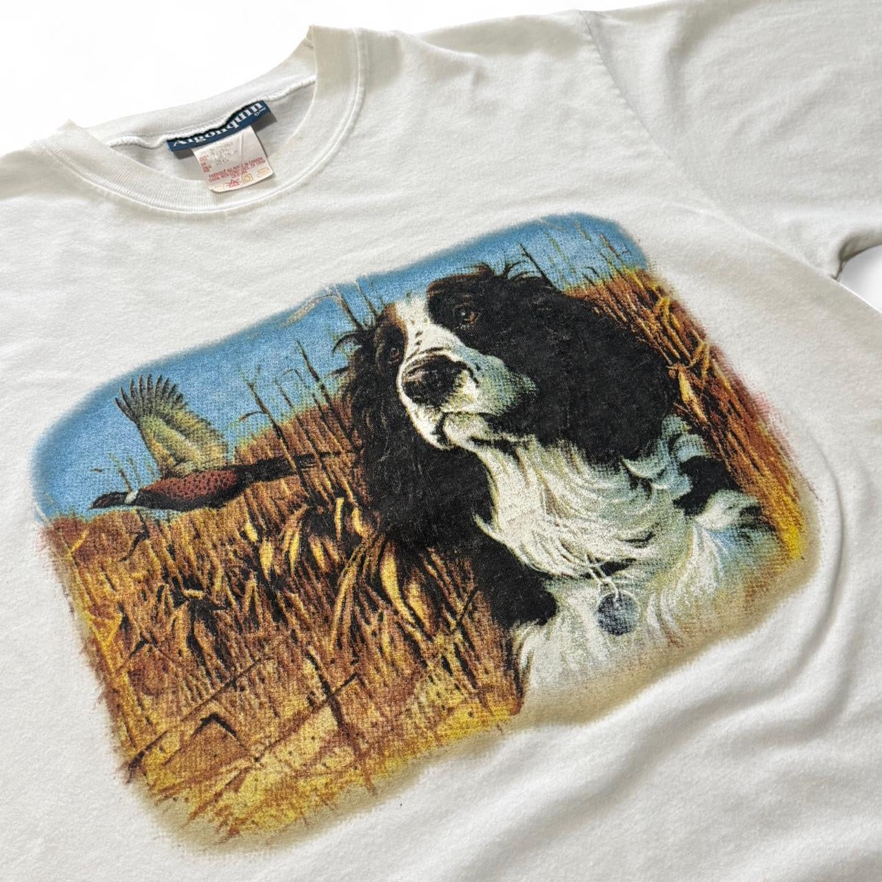 90s Springer Spaniel Puppy Dog T-shirt