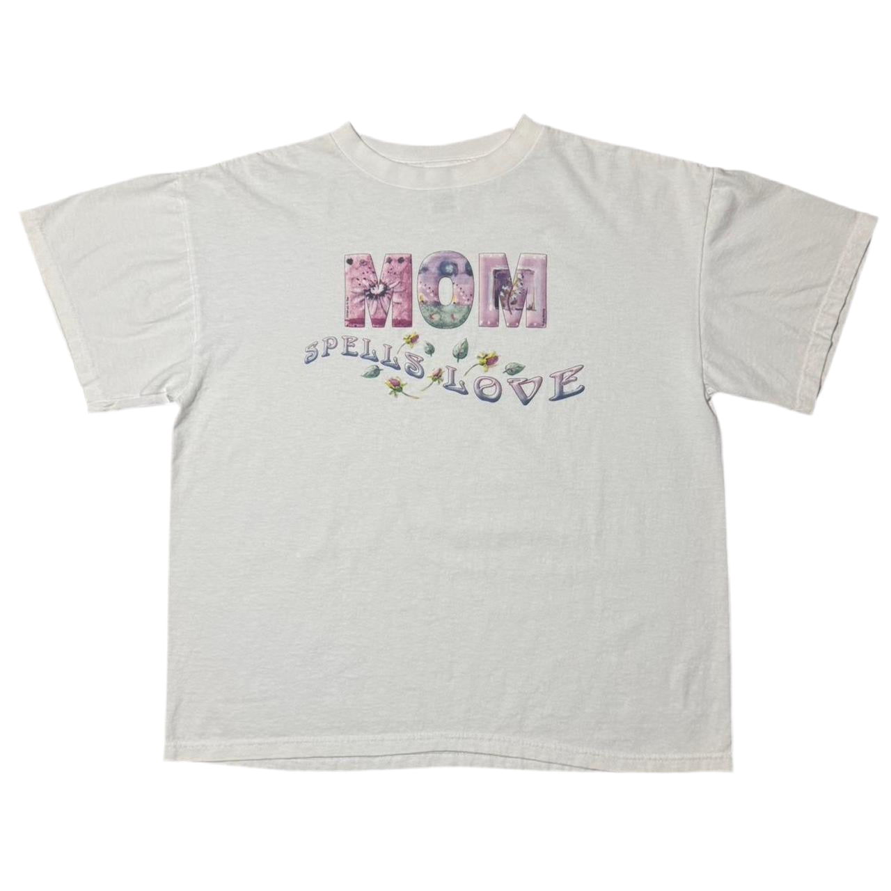 Y2K Mom Spells Love Graphic Tee