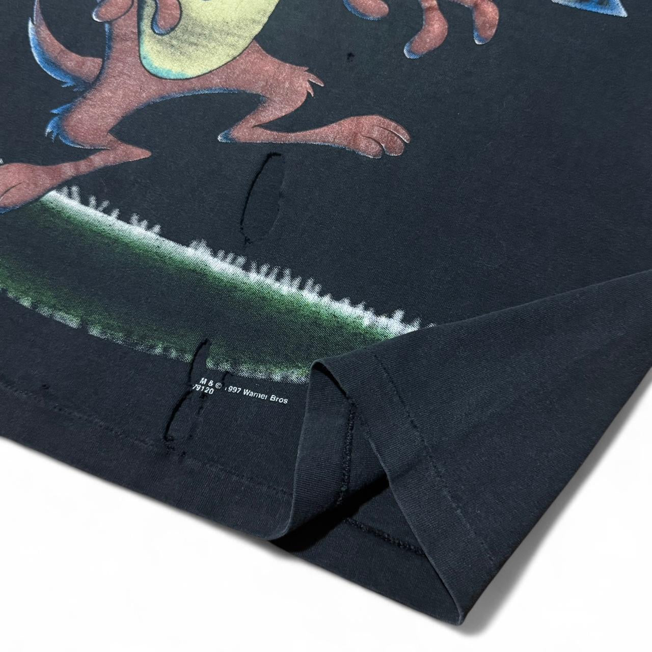‘97 Tasmanian Devil REJECTED UFO Alien Abduction Looney Tunes Tee