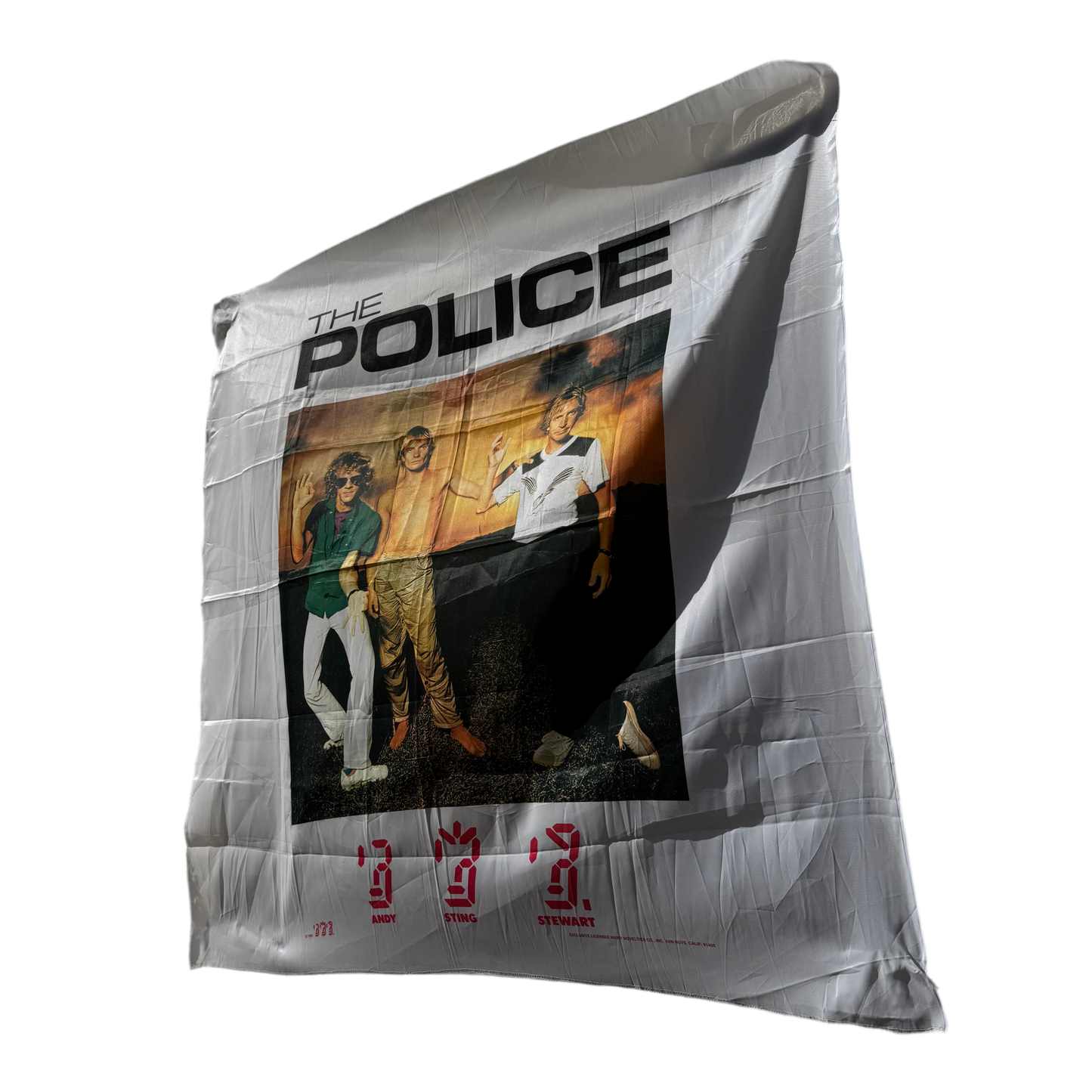 1982 The Police Ghost in the Machine Wall Tapestry